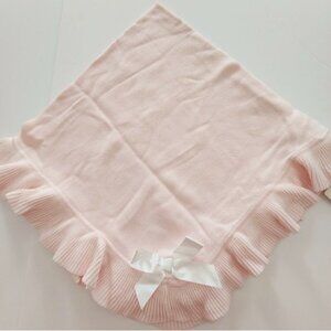 Gorgeous FAO Schwarz pink blanket New baby girl